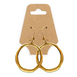 Kraft Jewelry Display Card with Adhesive 1 3/4" x 4 11/16" 25 pack JDC14K