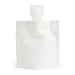 White Kraft Spout Pouch 30ml 3 1/8" x 1 15/16" x 3 5/16" 25 pack SB30W
