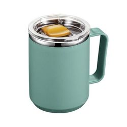 TEMU Insulated Coffee Mug With Handle And Lid, Stainless Steel Coffee Travel Mug, Double Wall Vacuum Coffee Mug For Office, Outdoor, Back To School Supplies