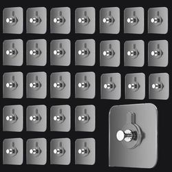 TEMU 30 Self-adhesive Picture Hooks: No Drilling Required, Traceless Picture Frame Nails For Photos And Posters - Strong Adhesive Hooks For Wall Decoration