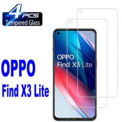 2/4Pcs Tempered Glass For OPPO Find X3 Lite/X5 Lite HD Screen Protector