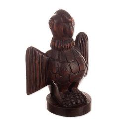 Mighty Condor,'Cedar Wood Figurine of Andean Condor Carved by Hand in Peru'