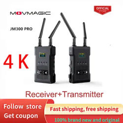 MOVMAGIC JM300 PRO 4K Wireless Transmission System HDMI-compatible Wireless Image Video Transmitter Receiver for Live Streaming