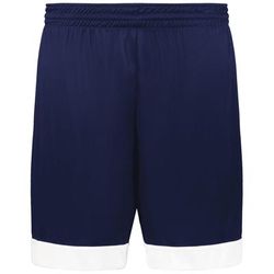 Augusta Sportswear AS6930 Youth Swish Reversible Basketball Shorts in Navy Blue/White size Medium | Polyester 6930