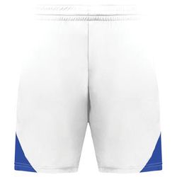 Augusta Sportswear 1736 Step-Back Modern Fit Basketball Shorts in White/Royal size 3XL | Polyester