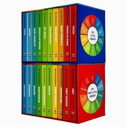 TEMU My First Little Library & My Little Library 20 Books Collection Set, Hardcover English Language Books For Kids