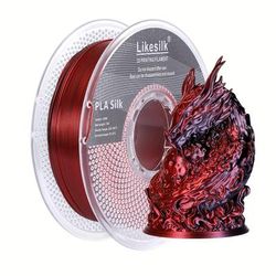 TEMU 1pc Pla Filament 1.75mm - , Shiny 3d Printer Filament, 1kg Spool, Dimensional Accuracy +/- 0.02mm, Ideal For High-quality 3d Printing, 3d Printing Material||durable Plastic, 3d Printer Filament