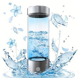 TEMU Upgraded Health And Beauty Hydrogen Water Generator Leakproof Borosilicate Glass Cup, Valentine's Day Day Father's Day Holiday Gifts, Suitable For Home Office, Travel Outdoor, Sports