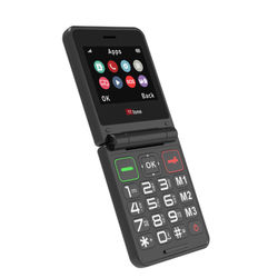 TEMU Ttfone Tt660 Flip Mobile Phone For Seniors - Folding Design, Big Buttons, Emergency Assistance, Long With Usb Cable Ee Pay As