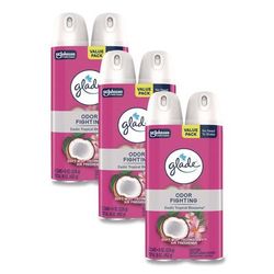 Glade Air Freshener, Tropical Blossoms Scent, 8.3 oz, 2/Pack, 3 Packs/Carton (SJN377365)