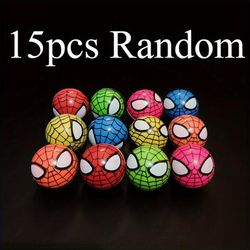 TEMU 10/15/20pcs/set -man Colors -man Rubber Bouncy Ball Bouncing Ball Outdoor Toy Bouncing Ball Birthday Party Gift Reward
