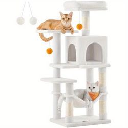 TEMU Multi-level Cat Tree, Cat Tower Condo With 4 Scratching Posts, Hammock, Cave, Toys
