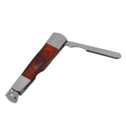 Tobacco 3in1 Red Wood Stainless Steel Pipe Cleaning Reamer Tamper Tool