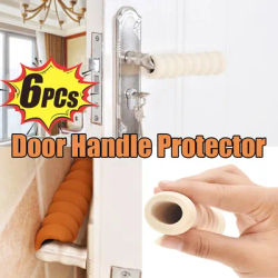 1/6 pezzi morbida EVA Gomma Maniglia per porta Crash Pad Rotondo Manopola per porta Coperture Schiuma Protezione per mobili Sicurezza del bambino Senza statici