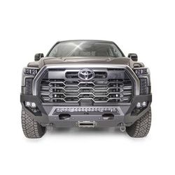 Fab Fours Bumper Steel Powdercoated Black Matrix Series, Front, TT22-X5451-1