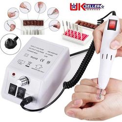 TEMU Electric Nail Art File Drill Machine Professional Manicure Pedicure False Uk