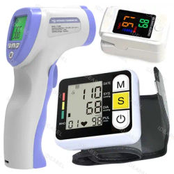 Nouveau LED poignet tensiomètre sphygmomanomètre tonomètre BP moniteur sans Contact infrarouge