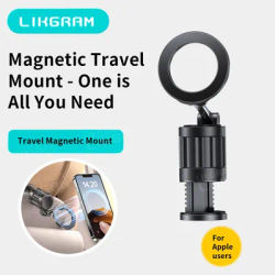 Magnetic IPhone Holder Mount for Magsafe Travel Essential Accessory Foldable Handsfree Stand for