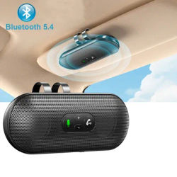 Bluetooth 5.4 haut-parleur mains libres pare-soleil pince haut-parleur mains libres voiture Kit MP3