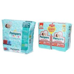 Pampers Baby Dry Mutandino 4 Maxi + Salviette Fresh Pacco Multiplo 1 p