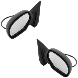 Kool Vue Mirror Textured Black, Driver & Passenger Side, 1-year limited warranty SET-GM253ER-S