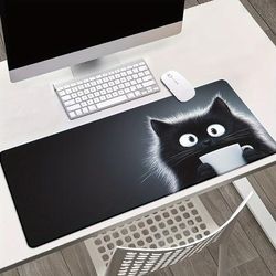 TEMU 1pc, Adorable Black , High-definition Printed Desk Pad, Versatile Xxl Mouse Pad, Suitable For Gaming And Office Use, Computer Setups. Great Gift Idea For , Suitable For Adults.