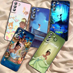 Princess And Frog Disney Cute For Samsung Galaxy S24 S23 S22 S21 S20 FE S10 S10E Plus Ultra Pro Lite 5G Black TPU Phone Case