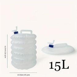TEMU 3 Sizes , 1 Extra Large Capacity Portable Folding Water Bucket, Camping Hiking Portable Bag, Outdoor Foldable Water Bottle, Multi-functional Collapsible Drinking Water Container