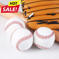 1PC Baseball No. 9 Softball Hardball Softball Craft Ball Sports Products White Safe Kids Men's Baseball sports Training Standard