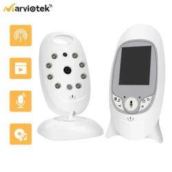 VB601 moniteur électronique pour bébé avec caméra vidéo 2 pouces LCD nouveau-né bébé trucs bébé caméra température Babyphone 2 voies Audio