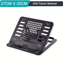 "TEMU Laptop Stand, Laptop Stand For Desk Adjustable Height, Computer Riser, Ventilated Holder For Notebook, For All Laptops (10-17"), Adjustable Laptop Computer Stands"