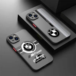 Brand B-M-W Car Phone Case for iPhone 13 Pro 15 Pro Max XR XS X 14 16e 6s 12 Mini SE 16 Pro 11 Pro
