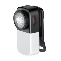 SD1 Type-C Rechargeable EDC Flashlight 400Lumens, Bulit-In Battery Clip-on Light LPX6 Waterproof with Magnetic Tail for Outdoor
