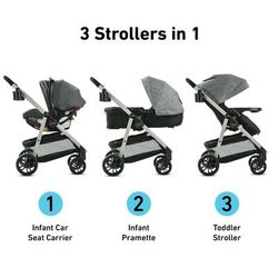 Graco Modes Pramette 3-in-1 Travel System - Lilac Mod