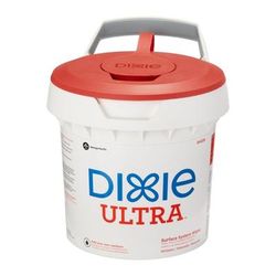 Dixie Closed-System Wipe Dispenser Bucket, 8-15/16"h X 10"w X 8-1/16"d, White