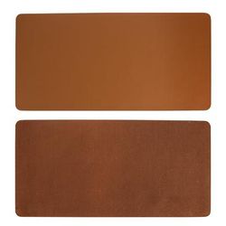 TEMU 1pc Luxespace Waterproof Leather Mouse Pad, Non-slip Desk Mat For Computer And Writing, Ergonomic Leather Desktop Protector
