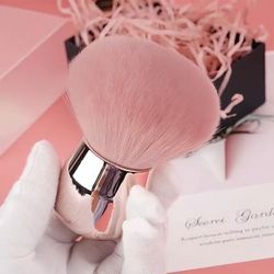 TEMU Soft Nail Art Dusting Brush - Gentle Acrylic & Gel Powder Removal Tool, Unscented, Manicure & Pedicure, Nail Art Accessorie