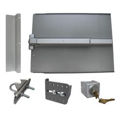 LockeyUSA Edge Panic Shield Kit Safety - PB1142SS - Silver