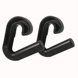 TEMU Pair Of Pull-up Grips, Hook-type Fitness Multi-functional Handles For And Rowing Back Strength Training Equipment, Barbell And Resistance Band Accessories - 2 Pack