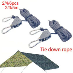 2/4/6pcs Adjustable 8inch Reinforced Hangers Hanging Ratchet for Tent Grow Plant Lamp Rope Ratchet Hanger Pulley Hook