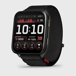 Garmin Venu X1 Premium GPS Sportwatch GPS Watches Black with Black Nylon Band