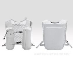 Gilet da corsa Pacchetto d'acqua Gilet di idratazione Manicotti Riflettente Impermeabile Asciugatura Rapida Lycra per Maratona Escursionismo Jogging