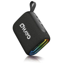 OHAYO Haut-parleur de douche Bluetooth, étanche IPX7, mini haut-parleur portable puissant avec clip,