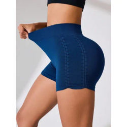 Women High Waist Butt Lift Sports Short Pants High Stretch Qyuick-Drying Breathable Yoga Shorts Athletic Tights