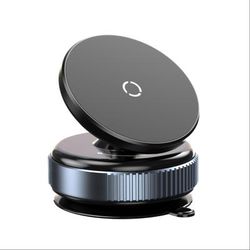 TEMU 360-degree Adjustable Gravity Car Phone Holder, Suction Cup Dashboard Mount, Magnetic Desktop Bracket, Abs Material, Mobile Phone Car Mount