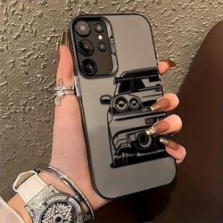 TEMU Japanese Modified Phone Case Compatible With Galaxy S25 S24 S23 S22 S21 S20 Fe 4g 5g, Anti-drop Matte Back Cover.