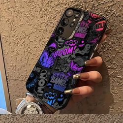 TEMU Trendy Cool Boy Pattern Phone Case Compatible With Galaxy S25 S24 S23 S22 S21 S20 Fe 4g 5g, Featuring A Shockproof Matte Back Cover.