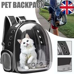 TEMU Astronaut Window Carrier Breathable Transparent Backpack Pet Travel Bag