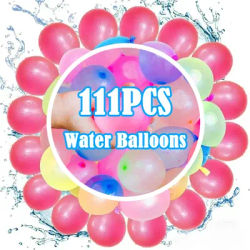 111pcs/bag Water Balloons Rapid Injection Funny Summer Outdoor Water Balloon Bombs For Kids and Adults Beach Water Fight Toys