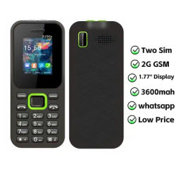 Cheap 2G GSM Senior Mobile Phone 1.77" Display Dual Sim Big Battery Long Standby Whatsapp Torch FM Low Price Elderly Cellphone